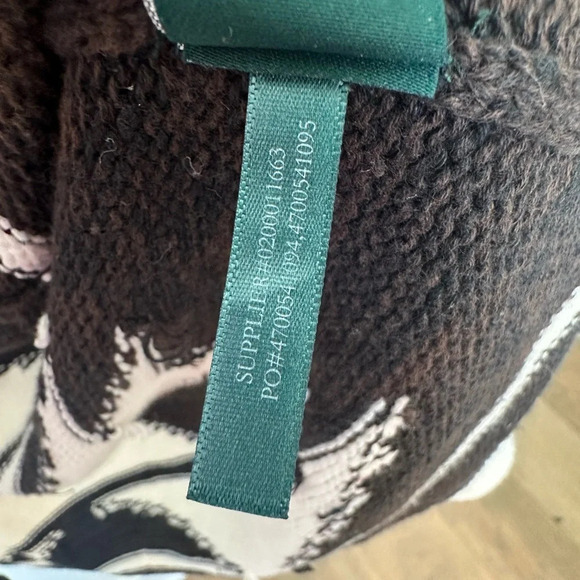 Lauren Ralph Lauren Kimono Cardigan Geo Aztec Print Black and White XL - Picture 8 of 10